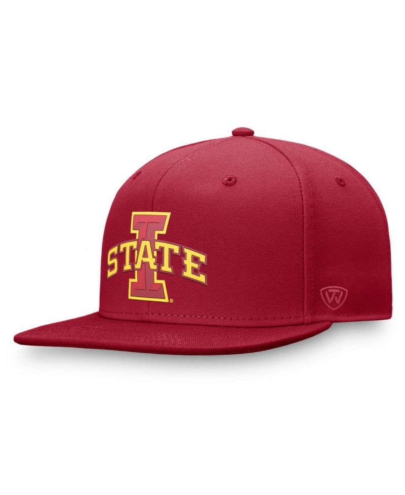 Men's Cardinal Iowa State Cyclones Fundamental Snapback Hat