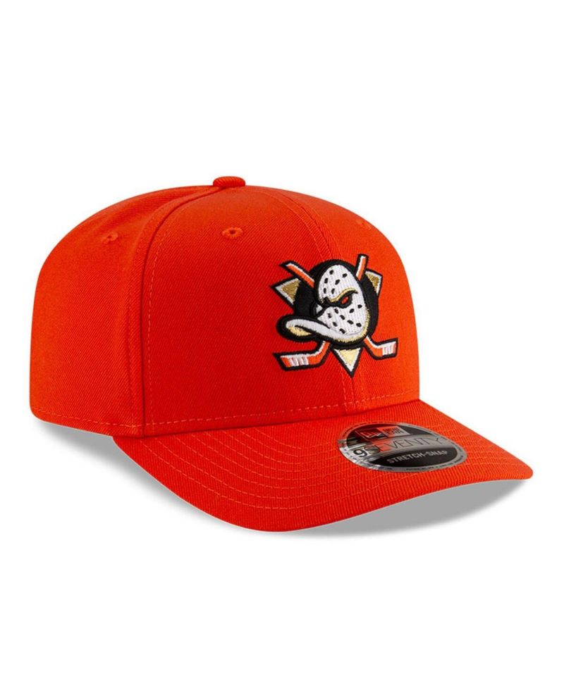 Men's Orange Anaheim Ducks 9SEVENTY Adjustable Hat