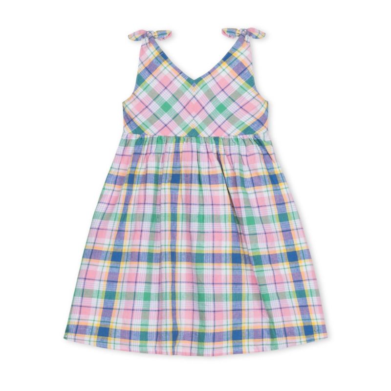 Baby Girls Hope and Henry Sleeveless Bow Shoulder Swing Dress