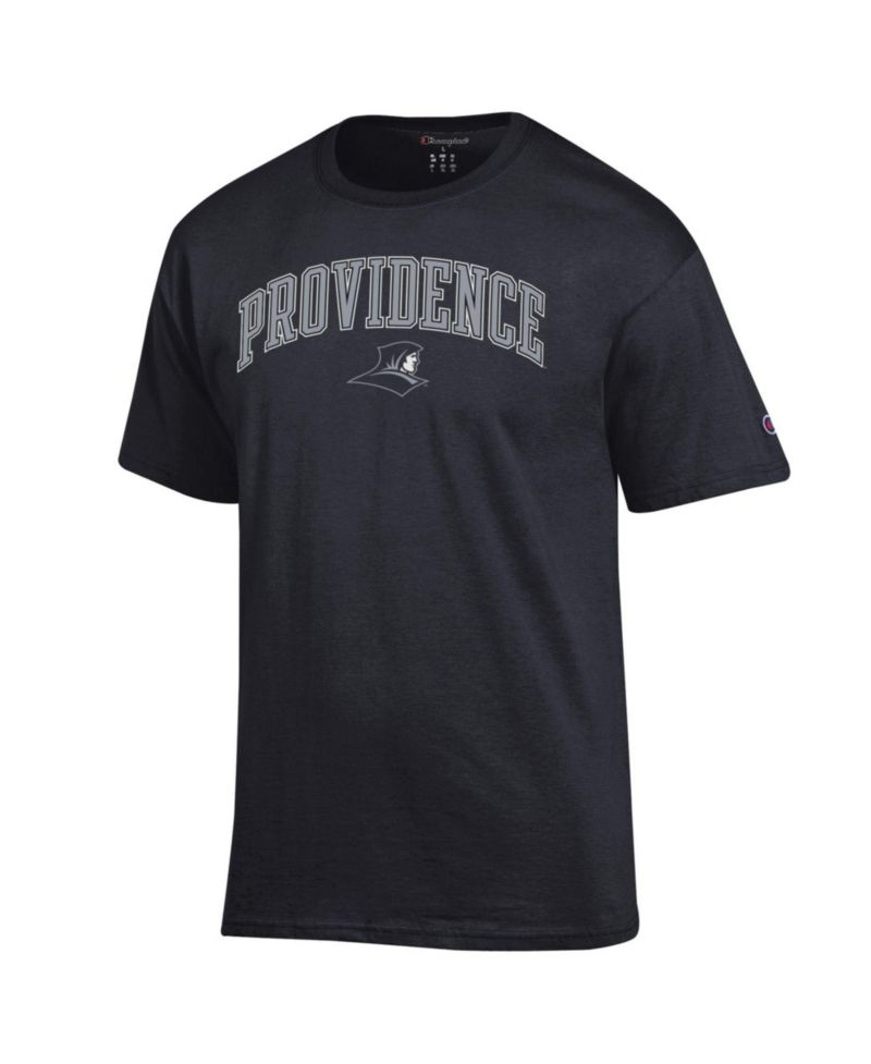 Men's Champion Black Providence Friars Arched Logo T-Shirt