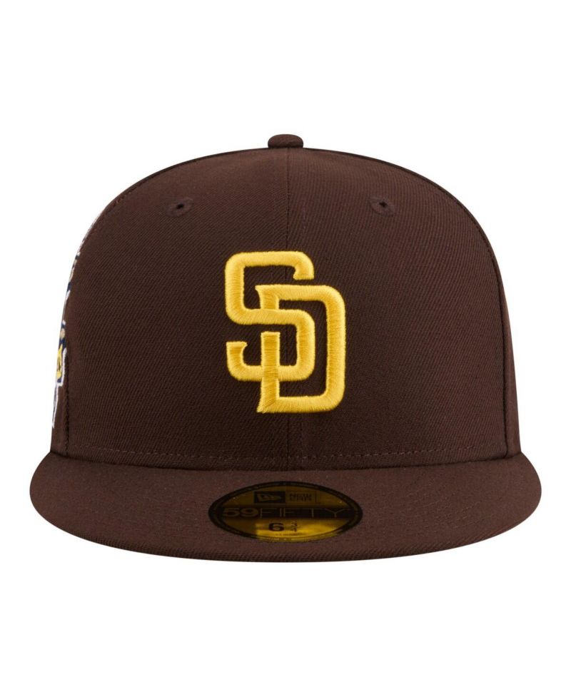 Мужская коричневая приталенная шляпа San Diego Padres Hidden Hit 59 за пятьдесят
