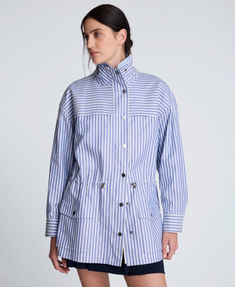 Women's Striped Long-Sleeve Jacket
