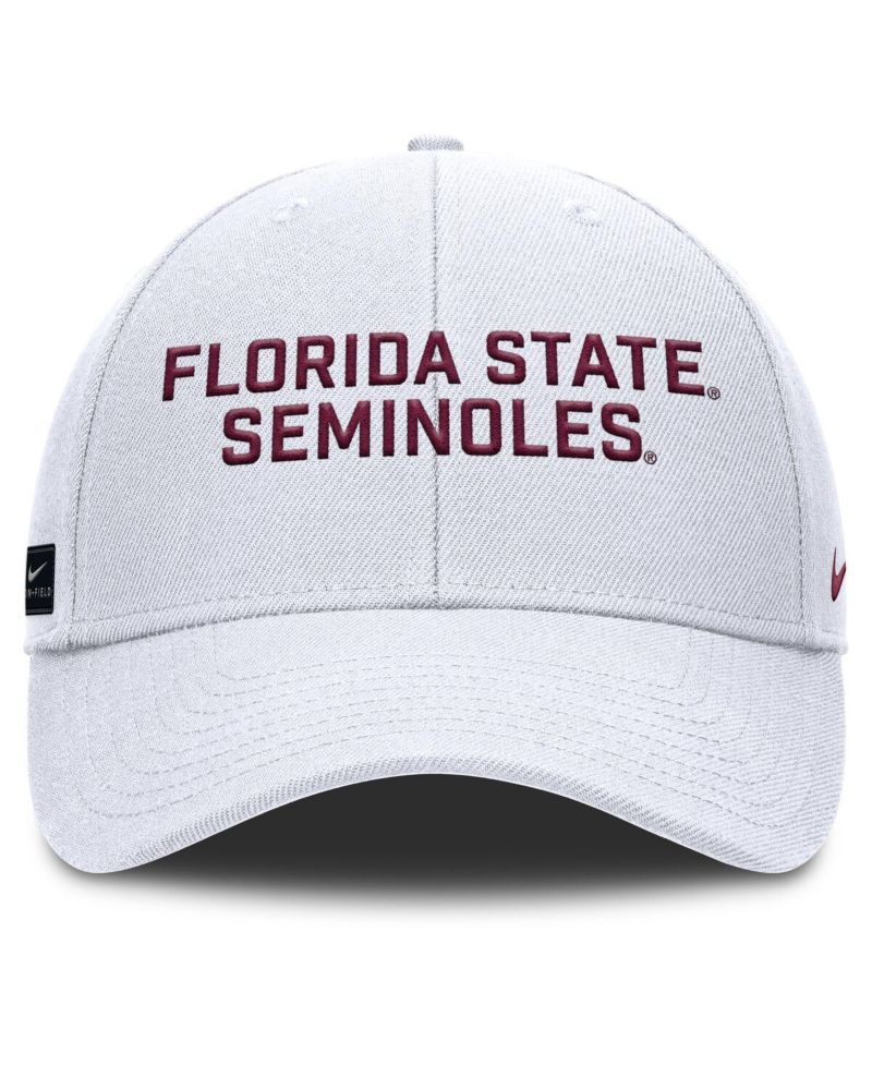 Men's White Florida State Seminoles Rise Practice Adjustable Hat
