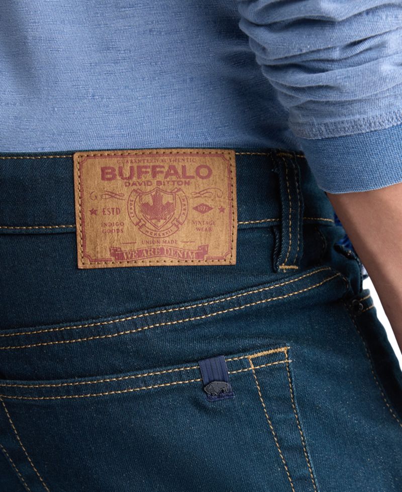 Men's Straight Six Jeans in Tinted Indigo