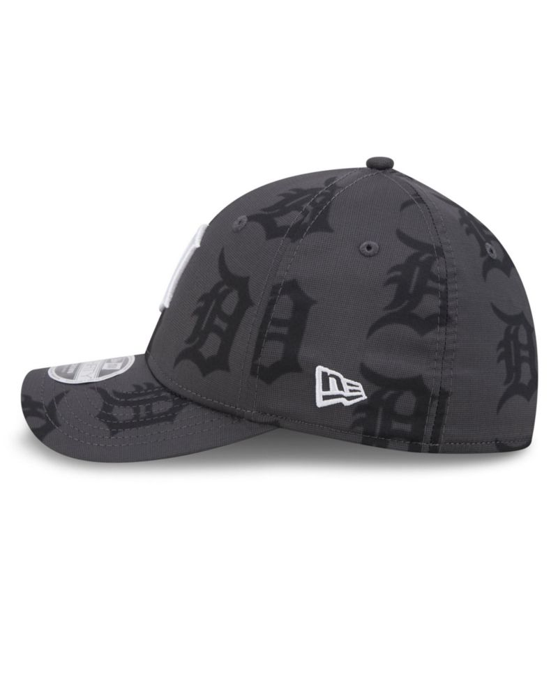 Men's Gray Detroit Tigers Halftone 39THIRTY Flex Hat