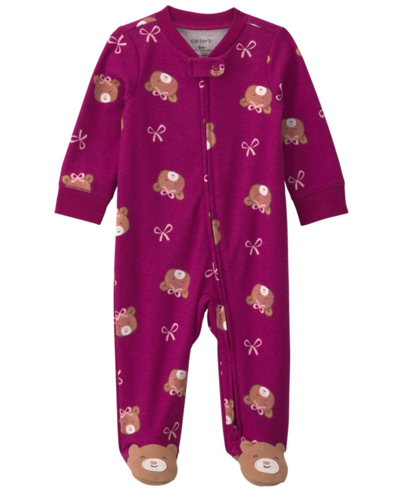 Baby Boys' and Baby Girls' Cotton 2-Way Zip Sleep & Play