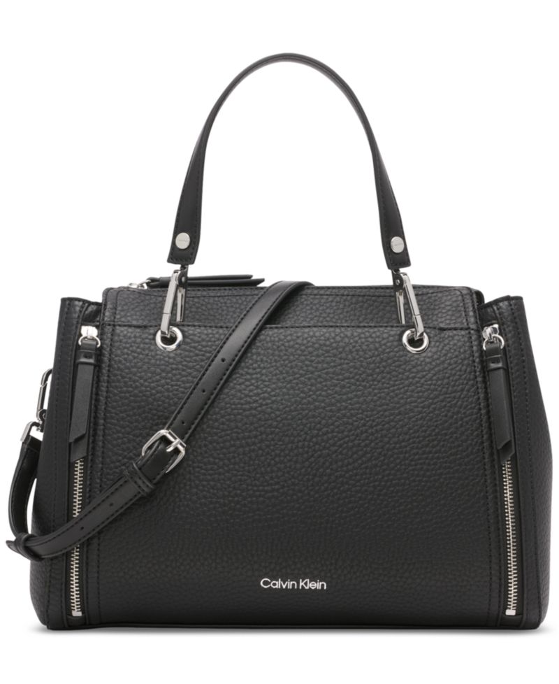 Garnet Triple Compartment Medium Satchel Bag