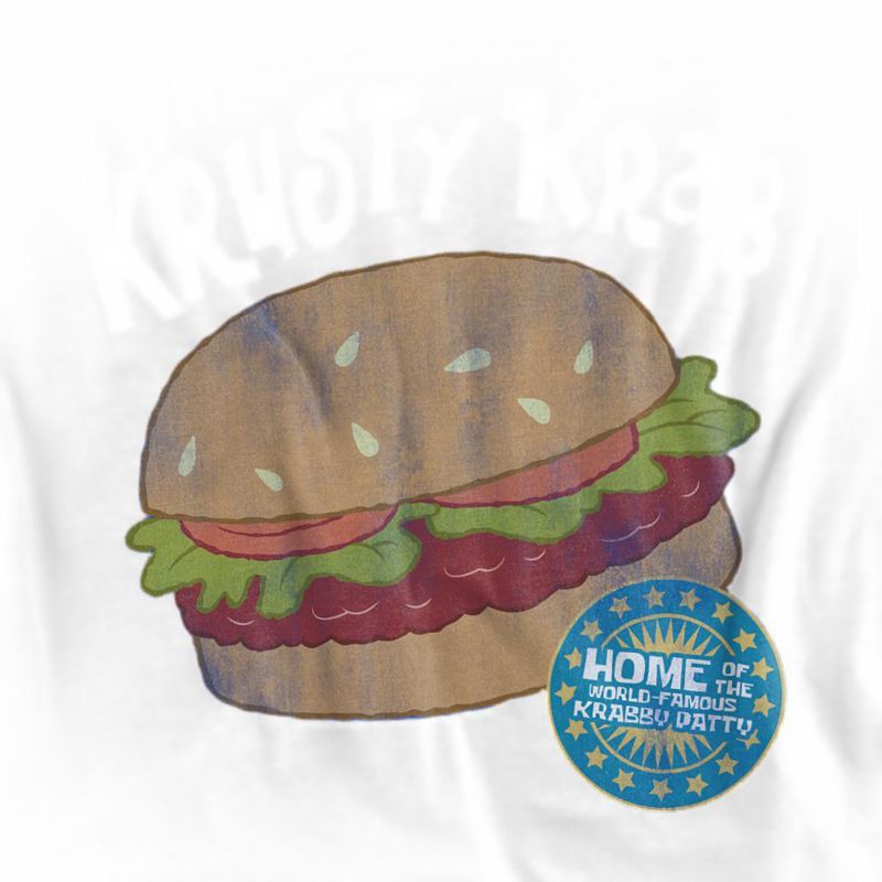 Men's Krusty Krab Crewneck Graphic Retro Sweatshirt
