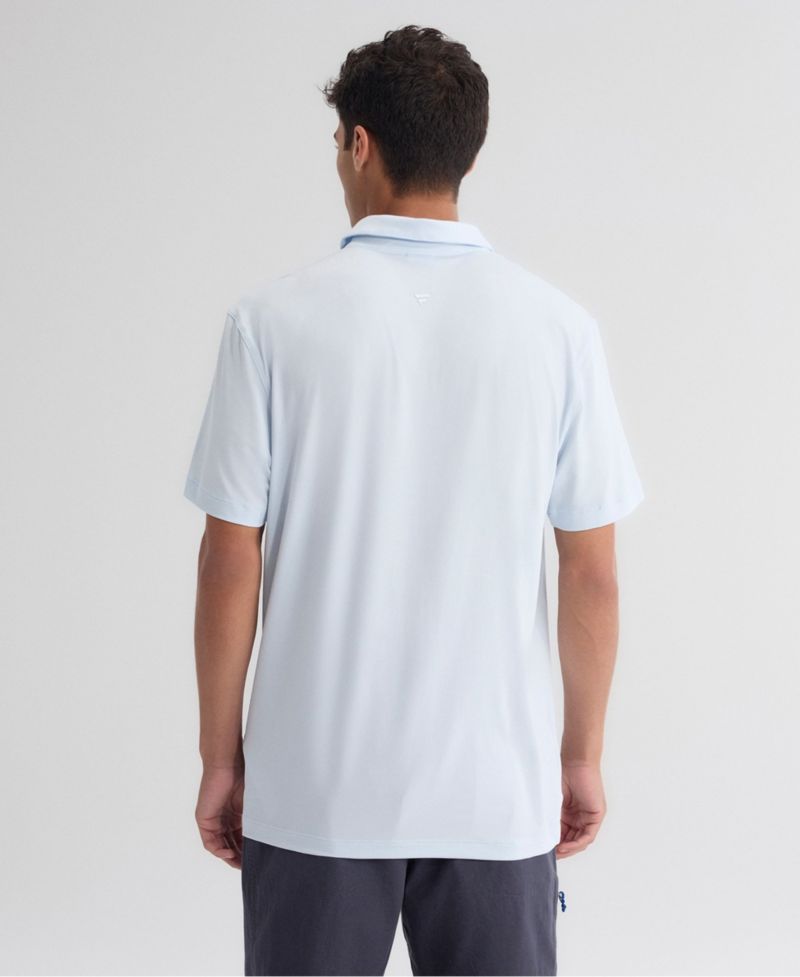 Men's Light Blue Philadelphia Eagles Clutch Polo Shirt