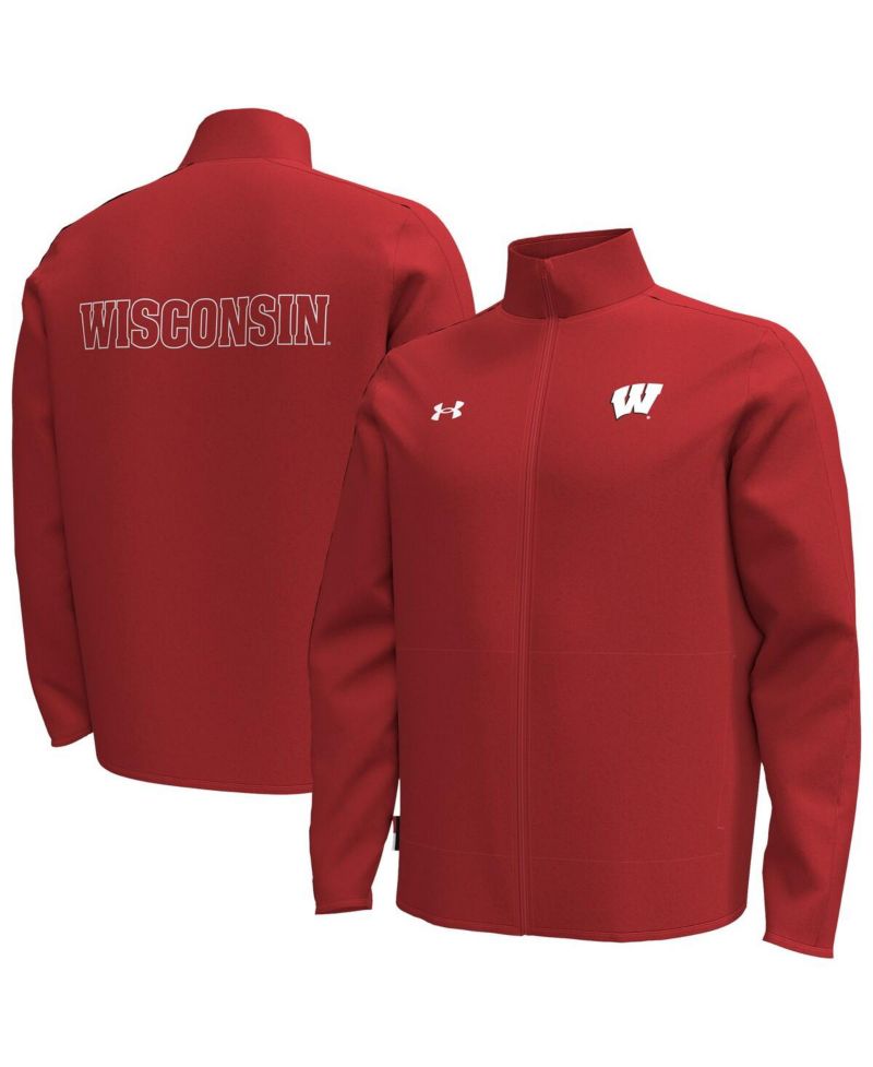 Men's Red Wisconsin Badgers Command Full-Zip Jacket