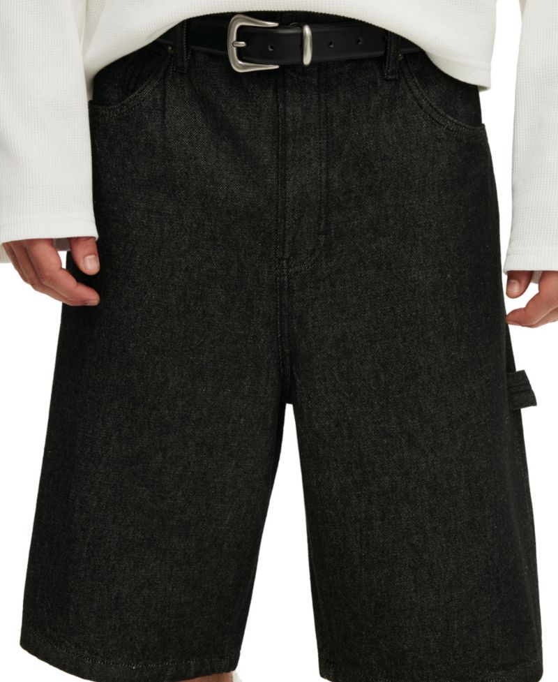 Men's Super Baggy Denim Shorts, 13" Inseam
