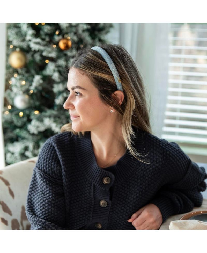 Women's Classic Thin Padded Headband - Light Wash Stars