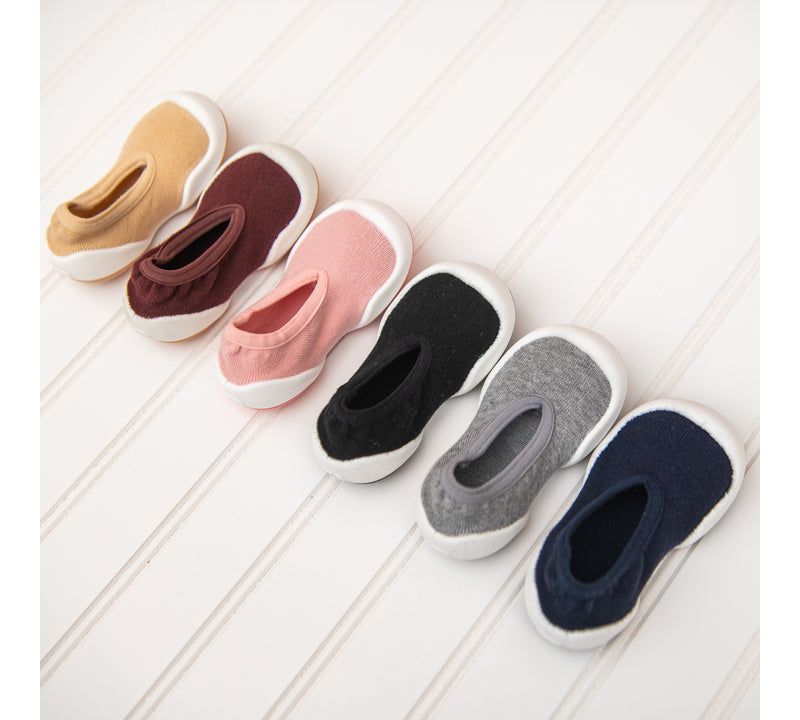 Infant Girl Boy Breathable Washable Non-Slip Sock Shoes Flat - Latte