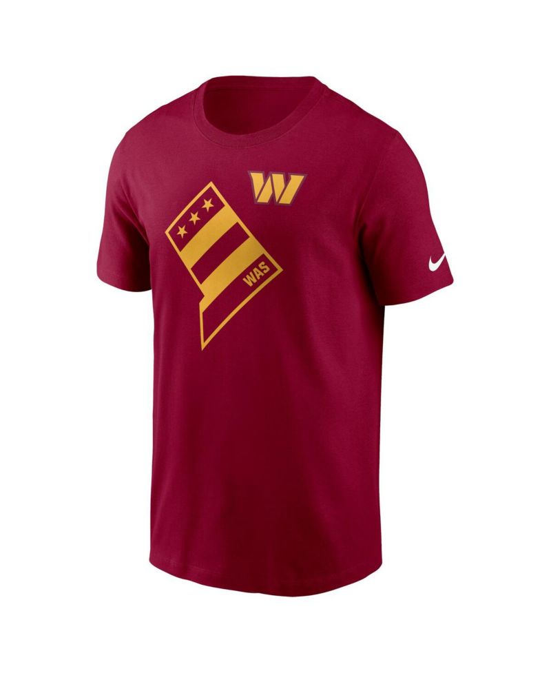 Men's Burgundy Washington Commanders Local Essential T-shirt