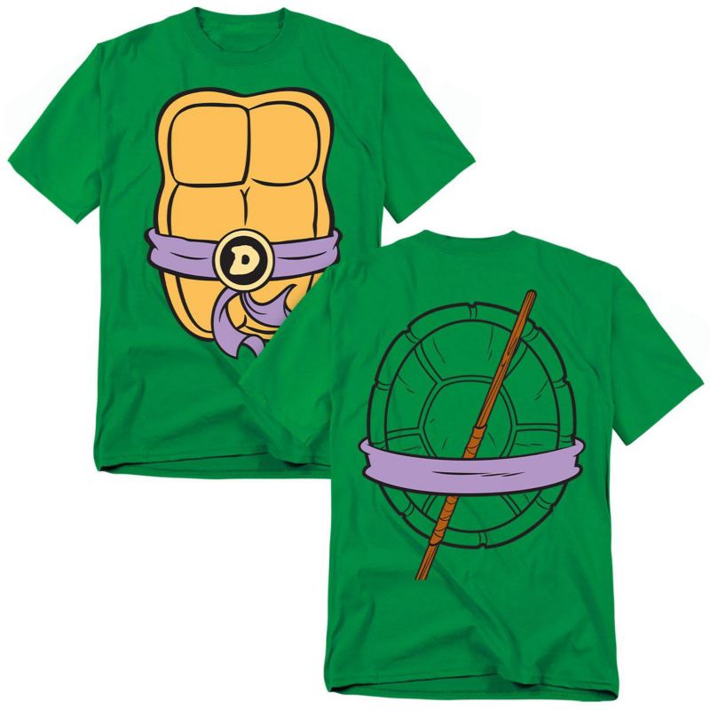 Men's Donatello Shell Front Back T-Shirt