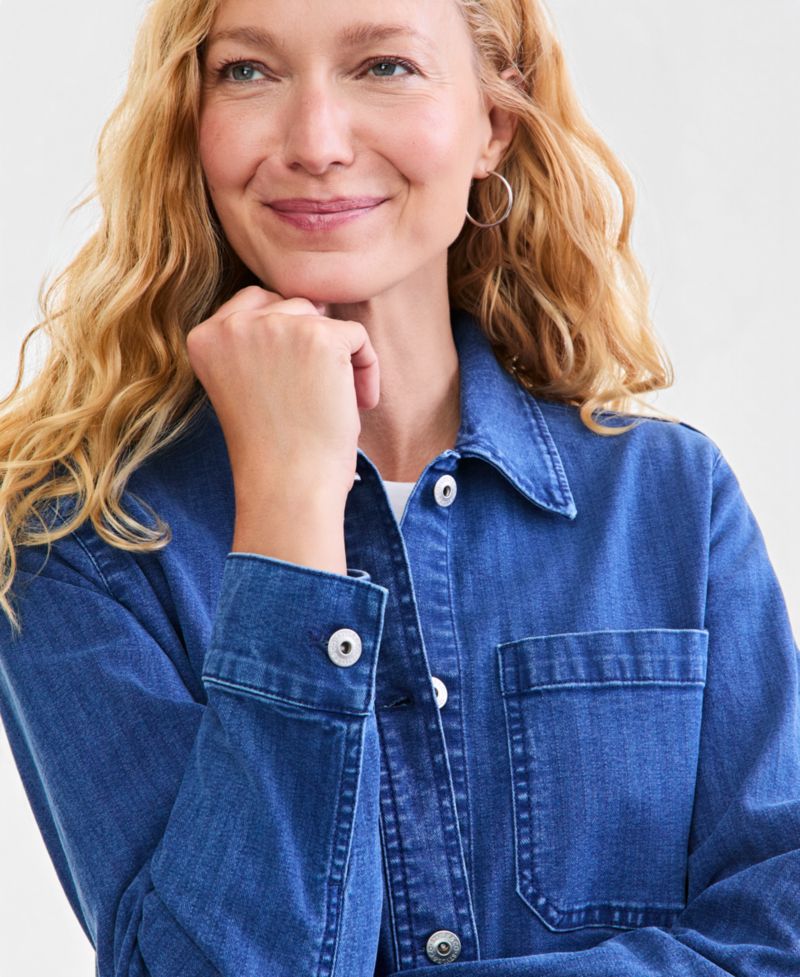 Women's Denim Utility Jacket