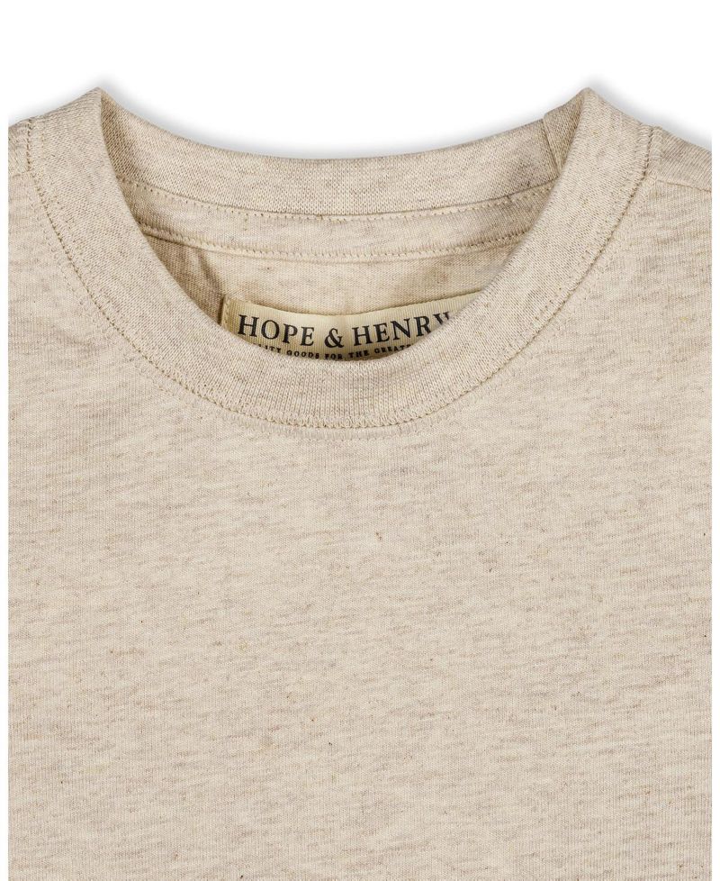 Toddler Boys Organic Short Sleeve Henley Tee
