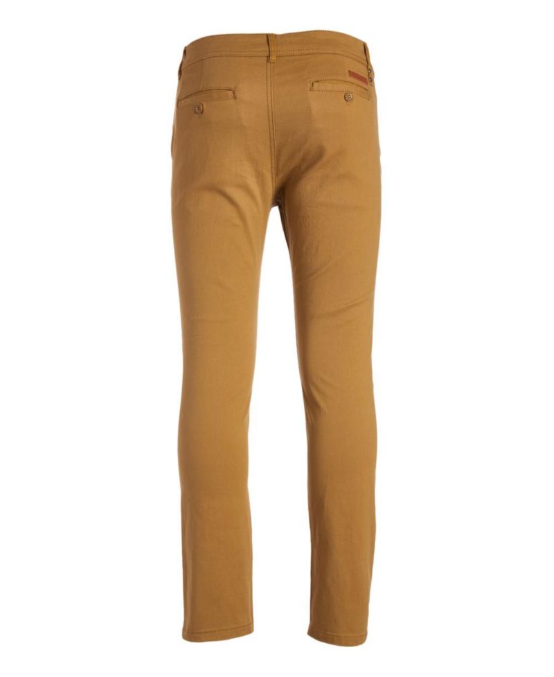 Mens Slim Fit Cotton Stretch Chino Pants