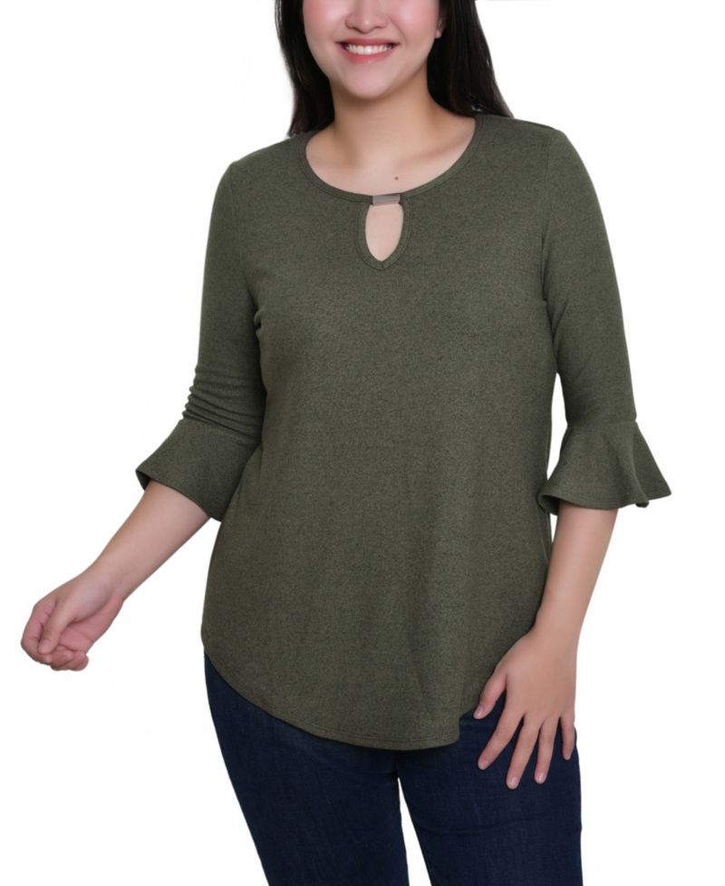 Women's 3/4 Bell Sleeve Pullover Top