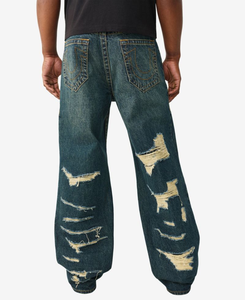 Men's Regular-Fit Vinny Ultra Baggy Destroyed Jeans