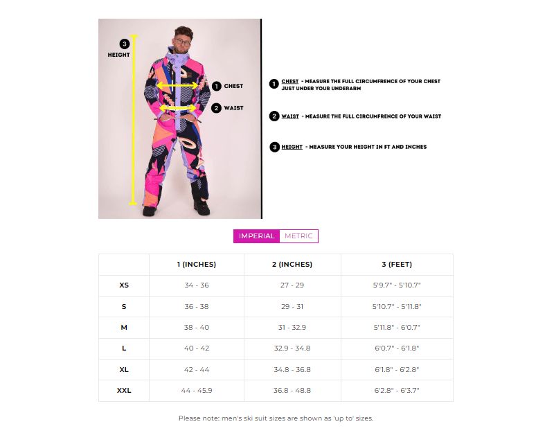 Men's Hotel California Ski Suit