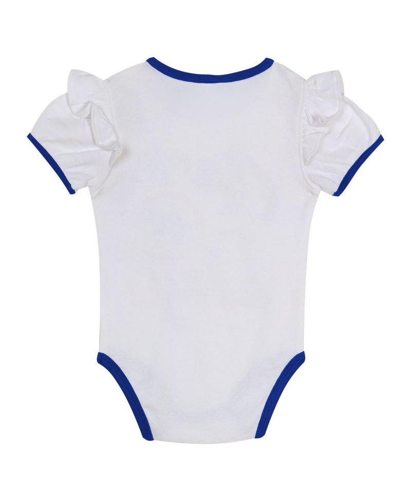Baby Girls New York Mets Bodysuit, Headband & Skirt Set