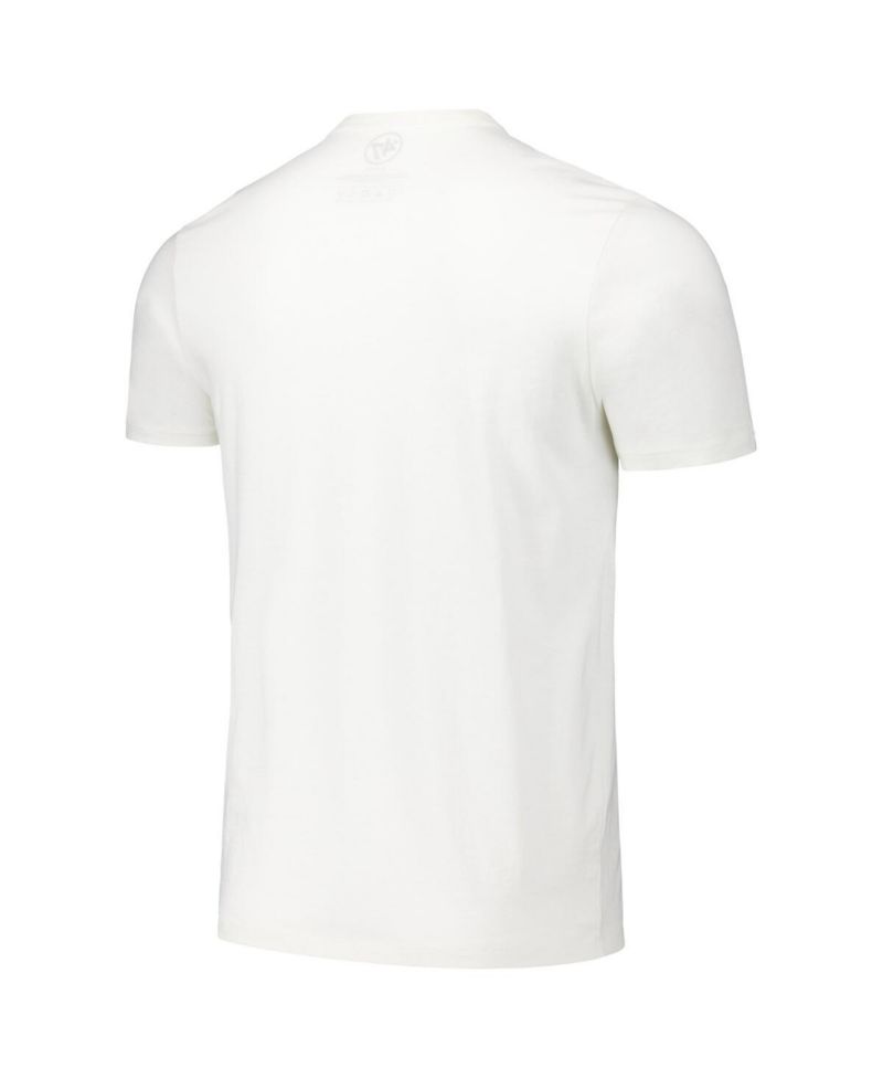 Men's White Dallas Cowboys Flag Script Franklin T-Shirt