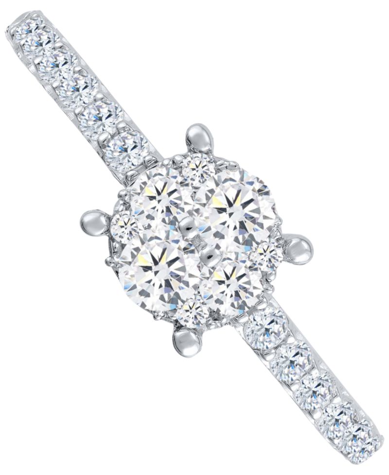 Diamond Classic Style Bridal Set (3/4 ct. t.w) in 14k White Gold