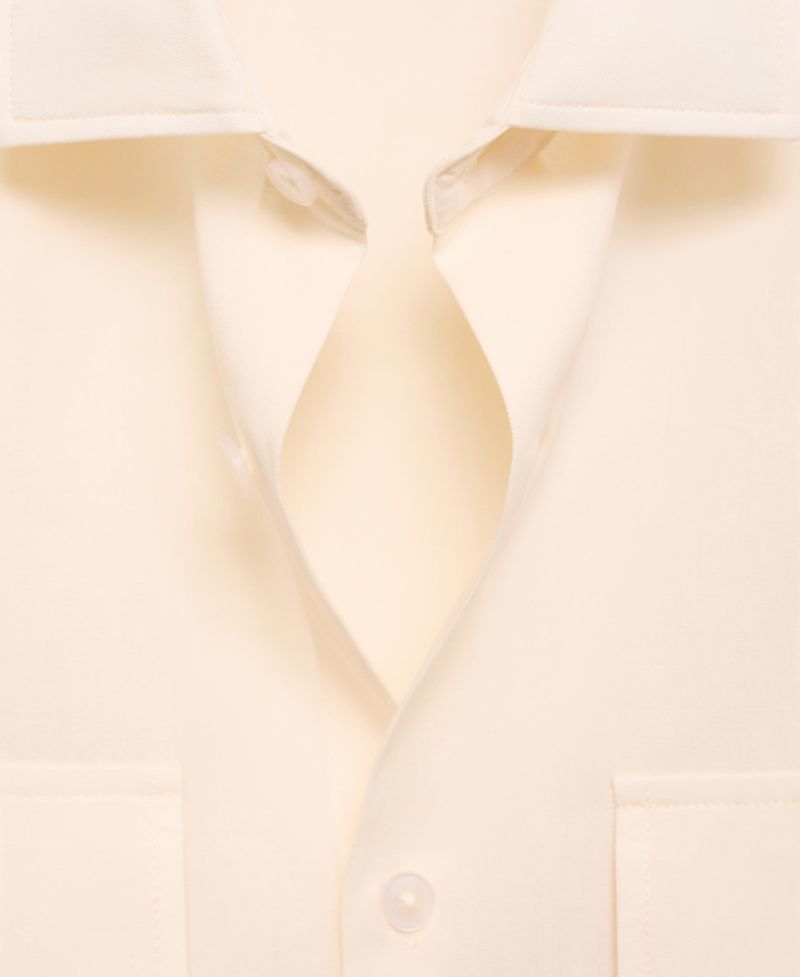 Men's Regular-Fit Cotton Pocket Shirt