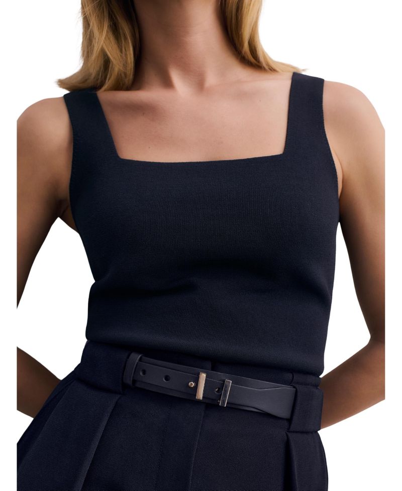 Women's Keighley Sculpt Sleeveless Square Neck Knit Top