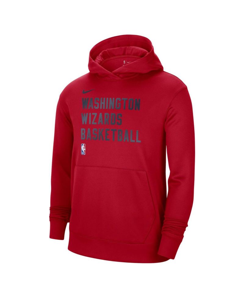 Men's and Women's Red Washington Wizards 2023/24 Performance Spotlight On-Court Practice Pullover Hoodie