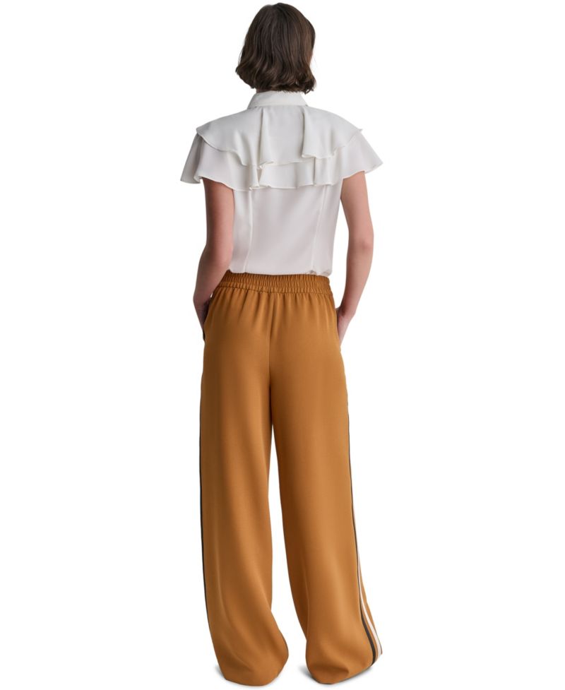 Women's Wide-Leg Pull-On Track Pants