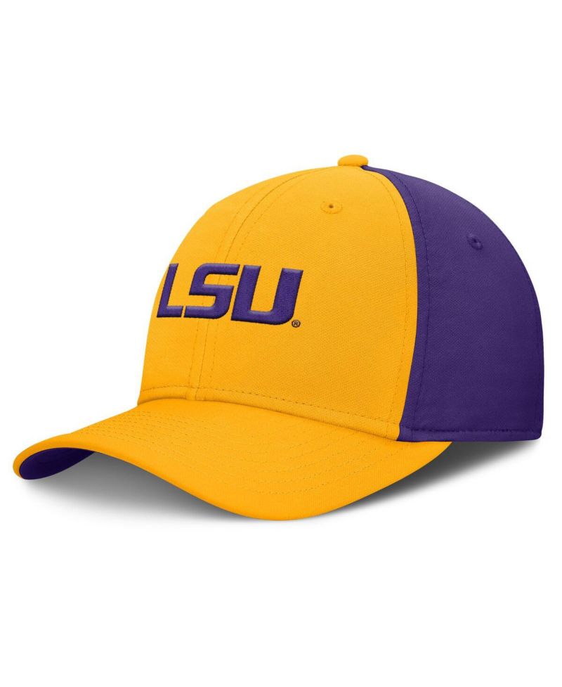 Men's Gold/Purple LSU Tigers 2025 Sideline Rise Local Performance Flex Hat