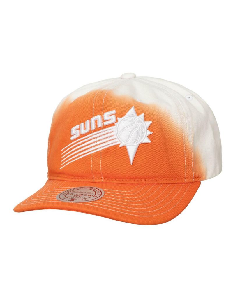 Men's Orange/White Phoenix Suns Dip Dye Pro Crown Adjustable Hat
