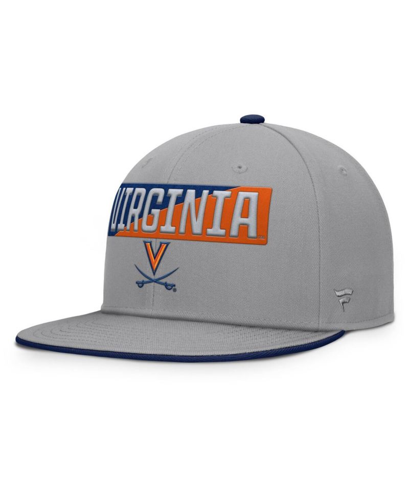 Men's Gray Virginia Cavaliers Duo Snapback Hat
