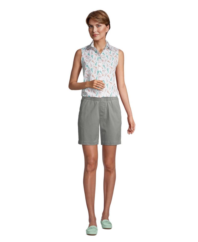 Women's No Iron Supima Cotton Sleeveless Shirt
