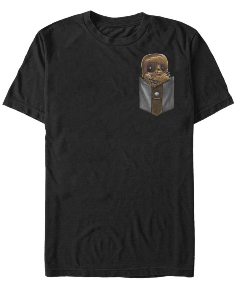 Star Wars Men's Chewie Cutie Pocket Short Sleeve T-Shirt