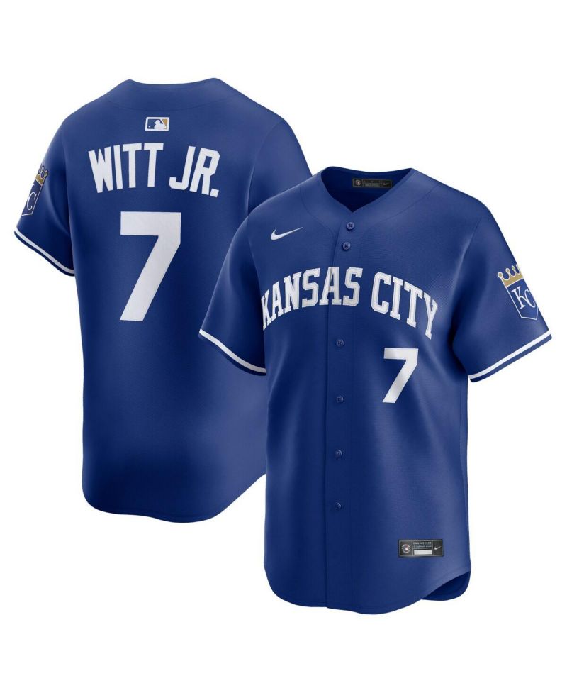 Men's Bobby Witt Jr. Royal Kansas City Royals Alternate 2 Limited Player Jersey