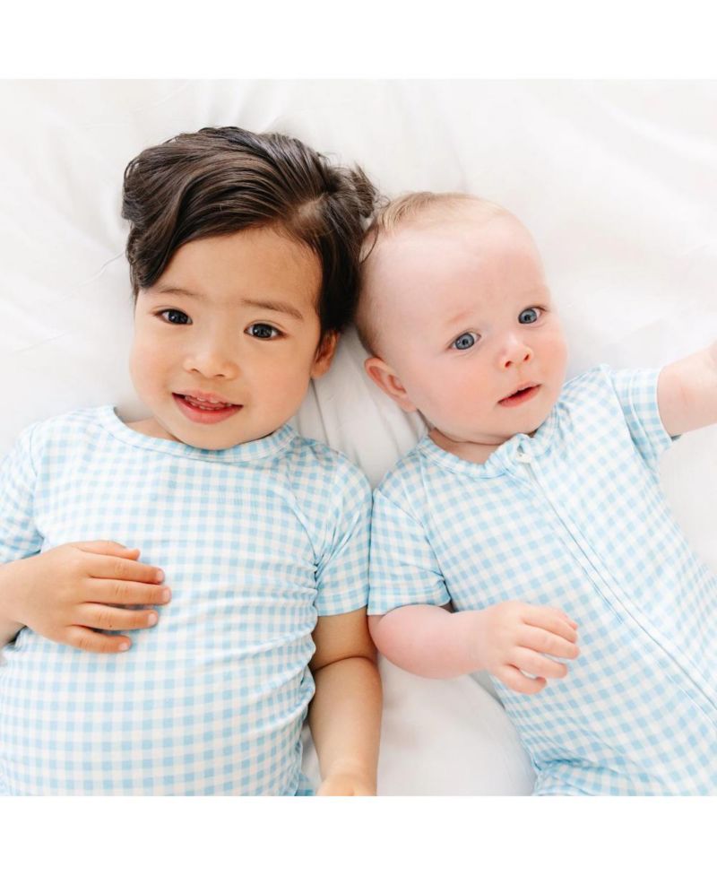 Baby Boys Harbor Gingham Bamboo Sleeper