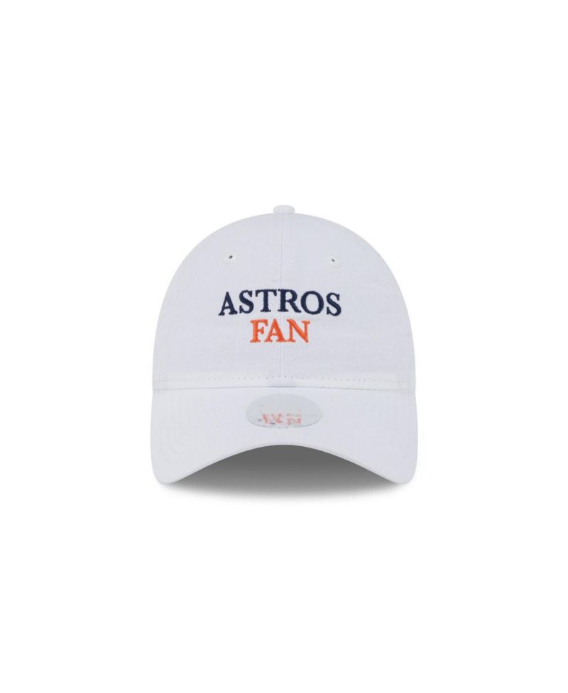 Women's White Houston Astros Team Fan 9TWENTY Adjustable Hat
