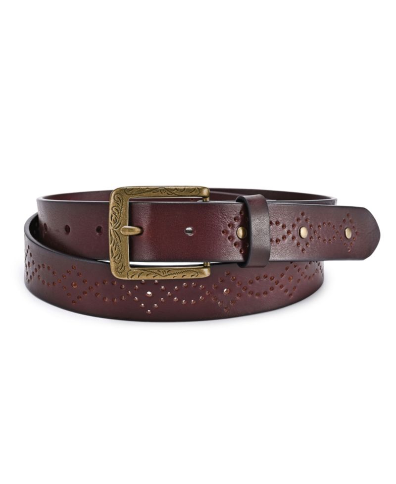 Women's Daisy Blossom Leather Belt