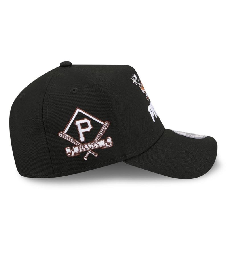 Men's Black Pittsburgh Pirates Looney Tunes A-Frame 9FORTY Adjustable Hat