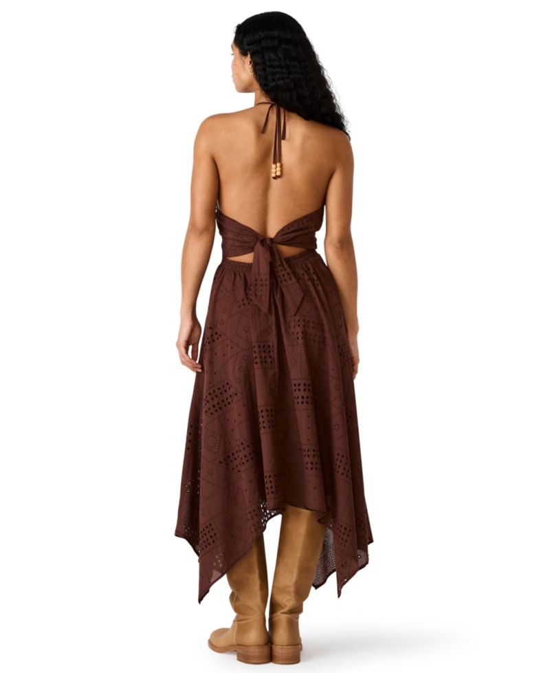 Women's Dalina Halter Neck Eyelet Dress