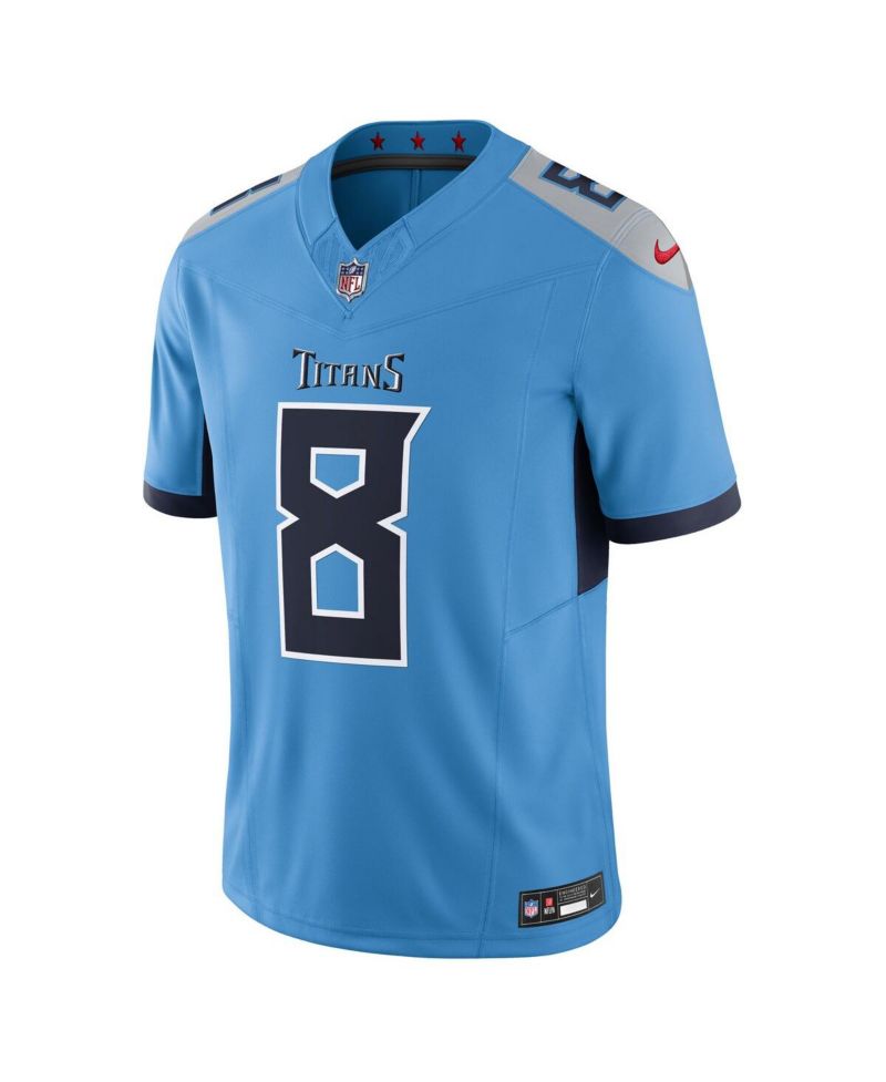 Men's Will Levis Light Blue Tennessee Titans Alternate Vapor F.U.S.E. Limited Jersey