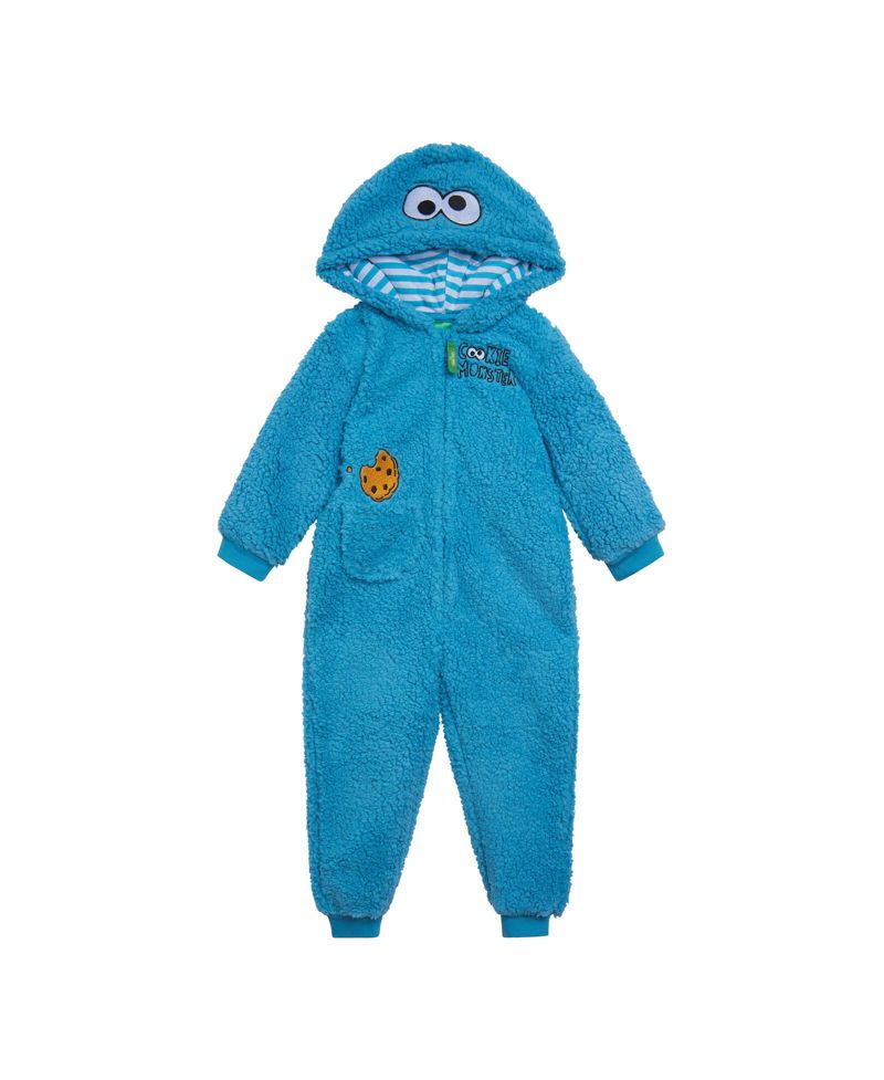 Baby Boys (Newborn-24 months) Cozy Sherpa Zip Up Cosplay Costume Coverall