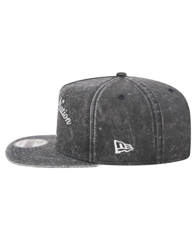 Men's Black Boston Red Sox City Slogan A-Frame 9FIFTY Snapback Hat