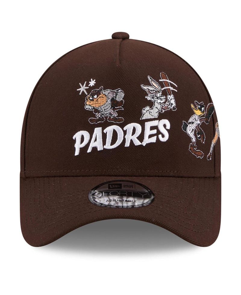 Men's Brown San Diego Padres Looney Tunes A-Frame 9FORTY Adjustable Hat
