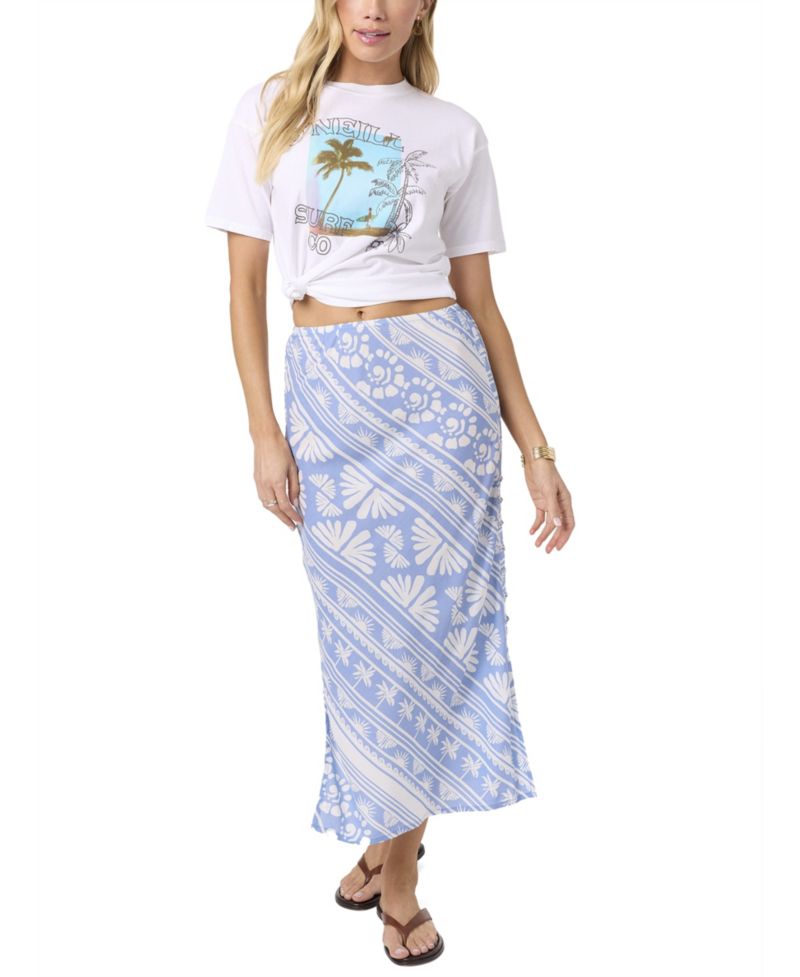 Women's Bellamy Abstract Pull-On Midi Skirt