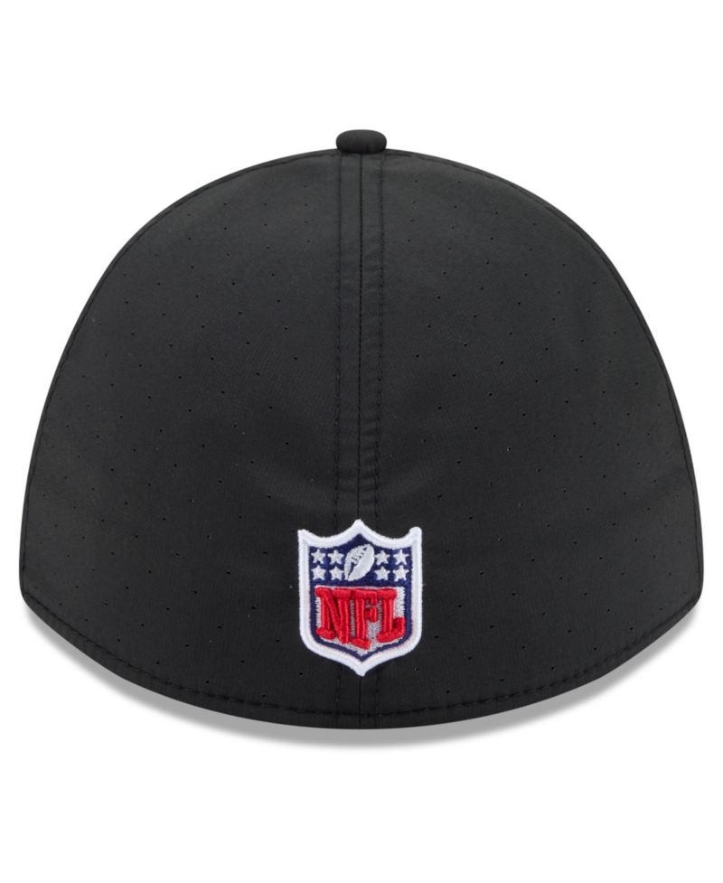 Men's Black Cleveland Browns 2026 NFL Cruical Catch 39THIRTY M-Crown Stretch Hat
