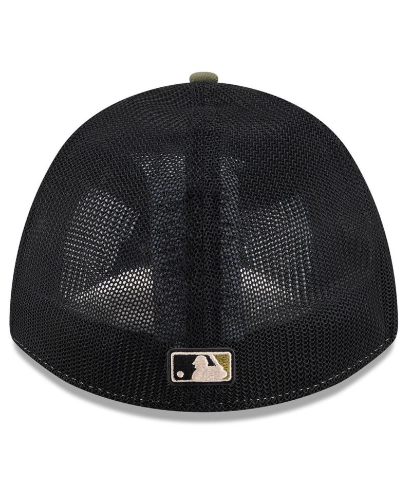 Men's Olive Houston Astros 2026 Armed Forces Day 39THIRTY M-Crown Flex Hat